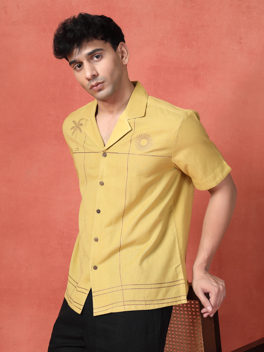 Bold Mustard Shirt