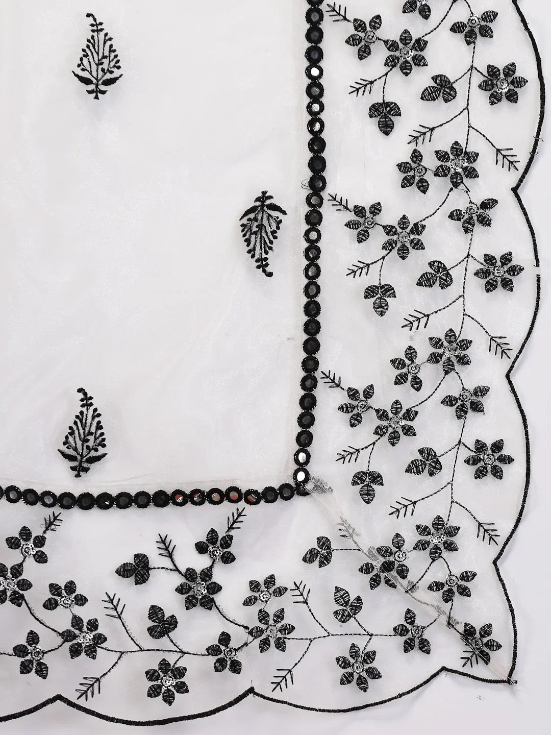 Elegant White Embroidered Rayon Kurta Set