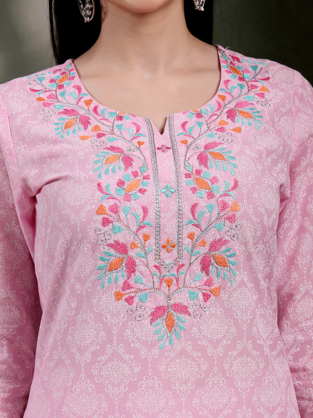 Majestic Light Pink Kurti