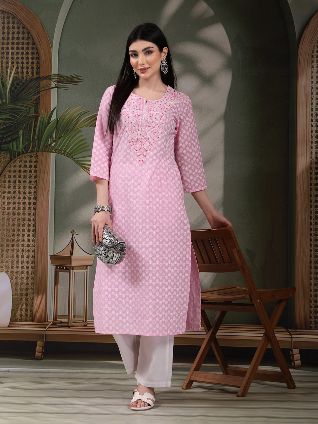 Luxe Pink Kurti