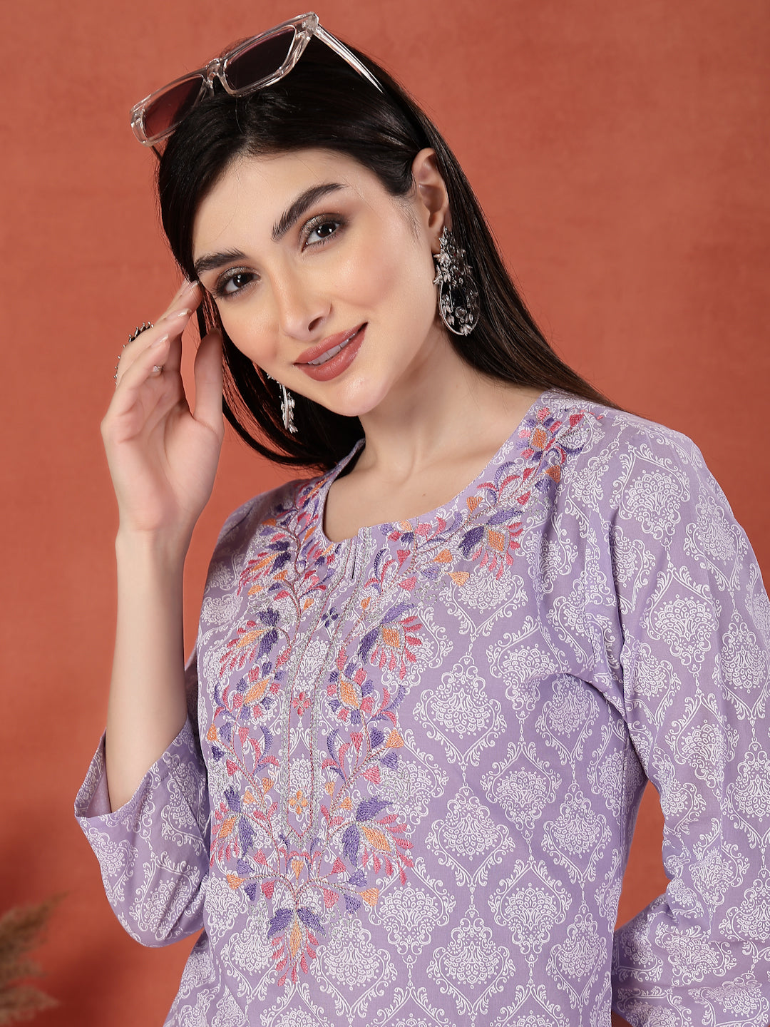 Serene Lavender Kurti