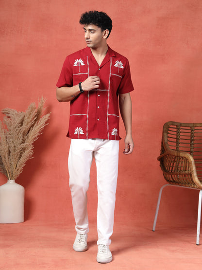 Crimson Crest Shirt