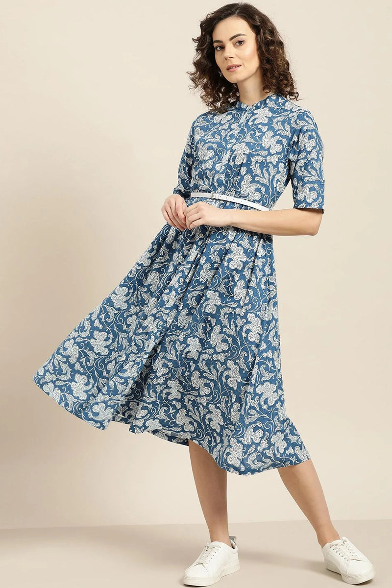 Front view cotton dress women
