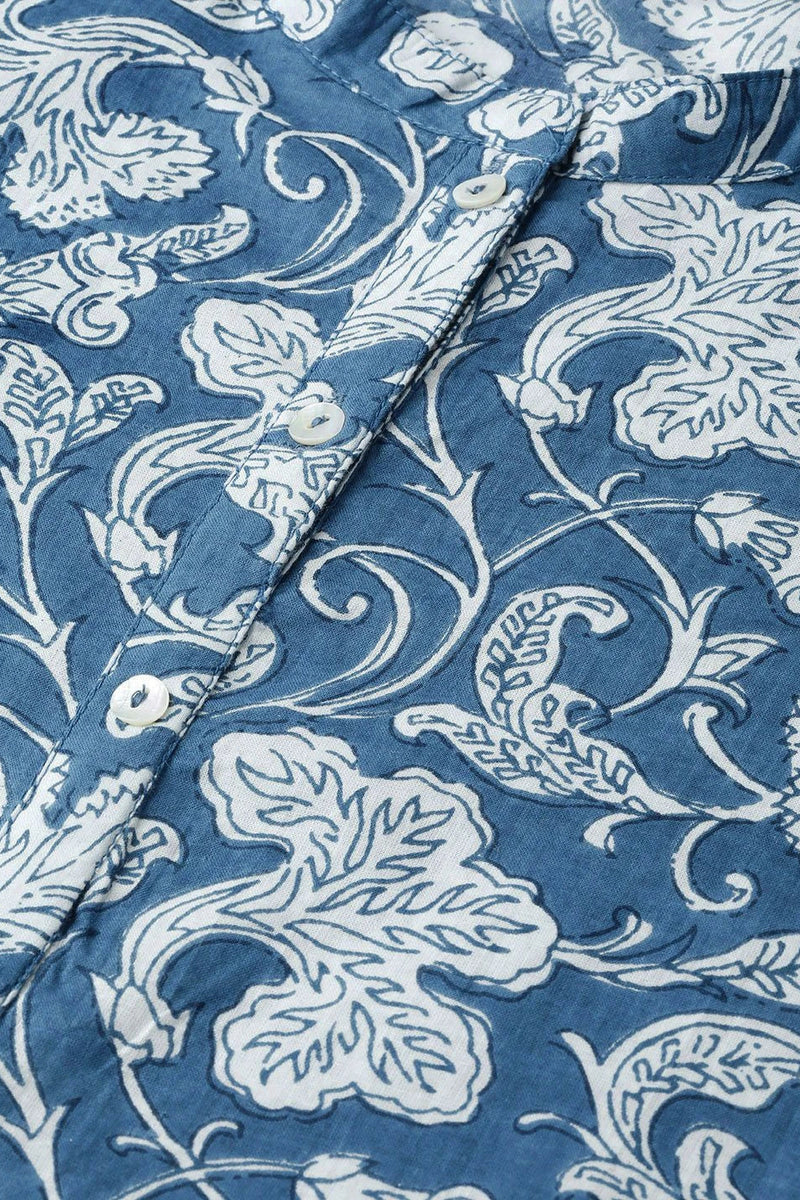 Office wear blue dress women
