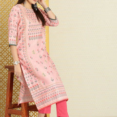 Side view casual ethnic kurta
