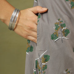Women Floral Printed Festive A-Line Kurta