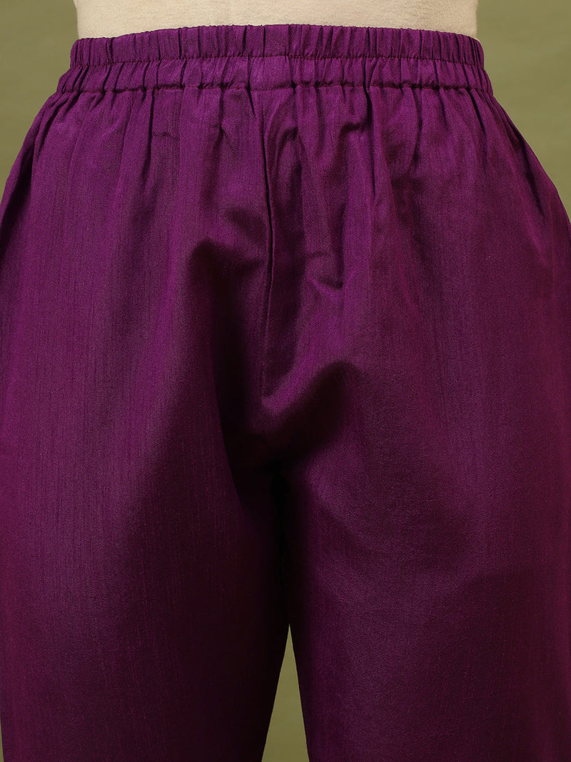 Women Floral Embroidered Kurta with Trousers & Dupatta