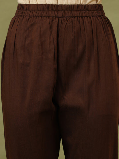 Luxe Brown Suit