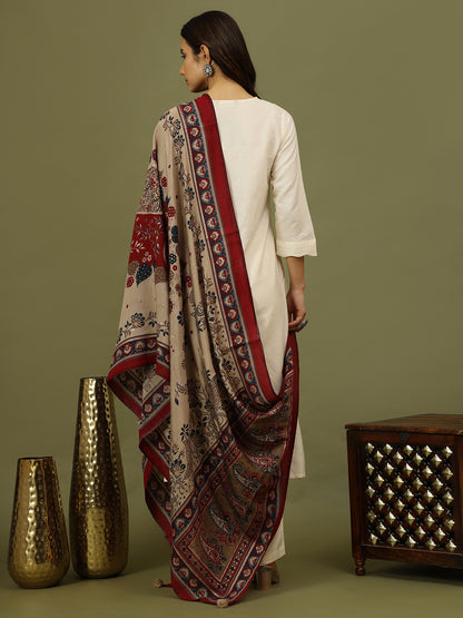 Zari Spark Beige Suit