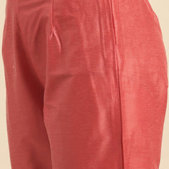 Women Green Embroidered Straight Cotton Kurta