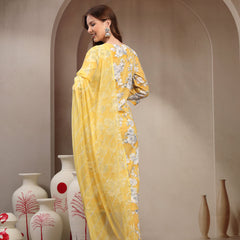 Women Yellow Pure Cotton Kurta Sets