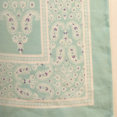 Women Sea Green Polyester Kurta Trouser & Dupatta Set