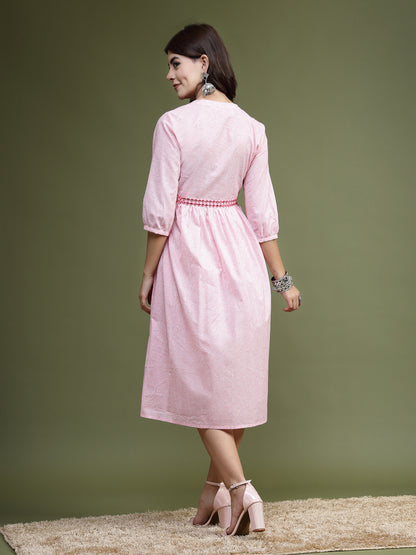Graceful Blush Floral Aura