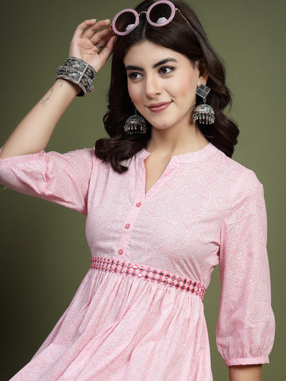 Graceful Blush Floral Aura