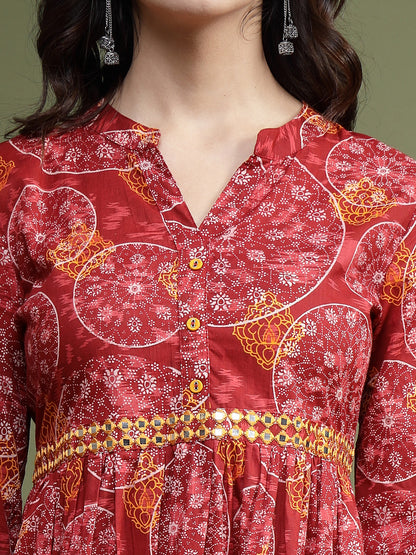 Maroon Bloom Elegance