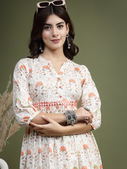 Elegant Ivory Floral Grace