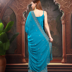 Women Ethnic Motifs Embroidered Regular Sequinned Kurta with Palazzos & With Dupatta