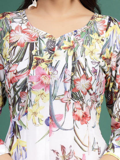 Ivory Floral Aura