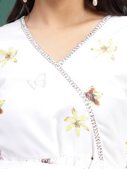Ethereal White Bloom
