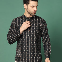 Men's  Full Sleeve Kurta-side
