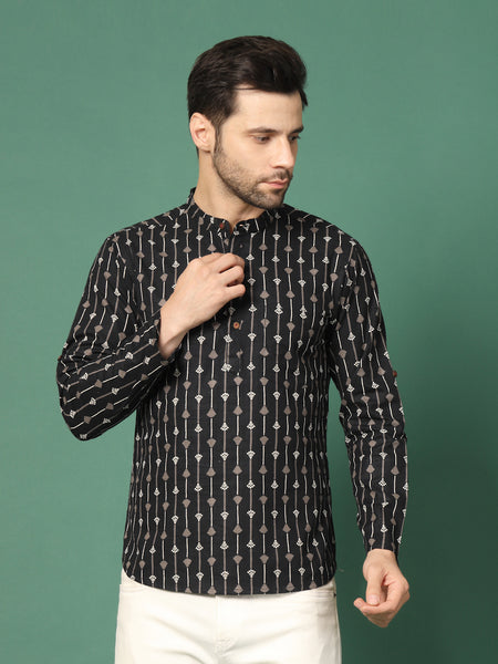 Men's  Full Sleeve Kurta-side