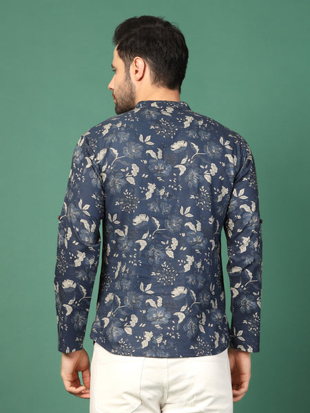 Men’s Blue  Madrinen Kurta-back