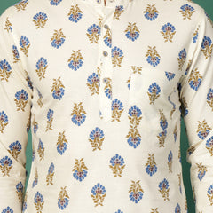 Men’sKurta with  Collar-Zoom