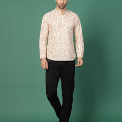 Frostline Men’s Elegant Printed Kurta -Full
