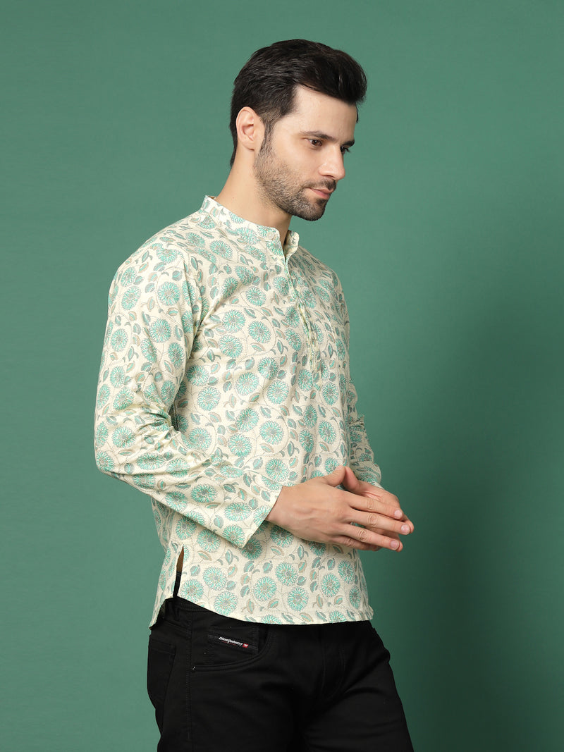 Full sleeve printed shirt for men
