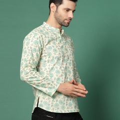 Full sleeve printed shirt for men
