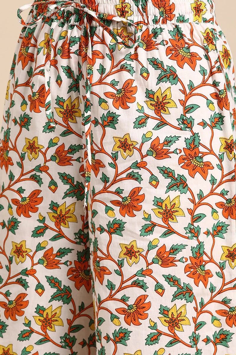 Office wear orange kurta set women
