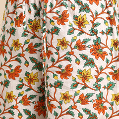 Office wear orange kurta set women
