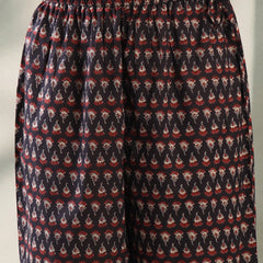 Women Black Embroidered Cut Sleeve Kurta Set