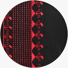 Close up embroidery women top
