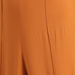 Casual wear rust ethnic co ord set
