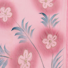 Women Pink Embroidered Sleeveless Straight Kurta Set