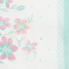 Elegant White Cotton Printed Straight Kurta