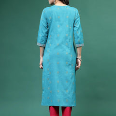 Women Embroidered Straight Kurtas