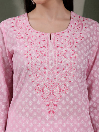Luxe Pink Kurti