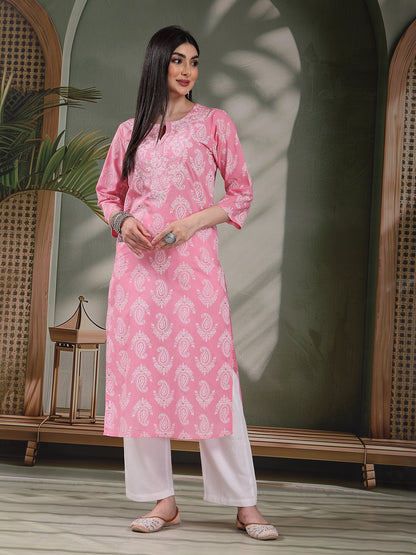 Boho Pink Kurti