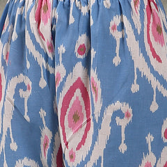 Women Ethnic Printed Pure Cotton A-Line Kurta & Trousers