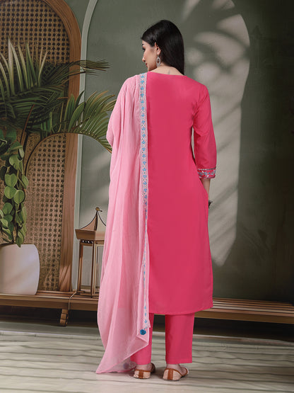 Elegant Pink Suit