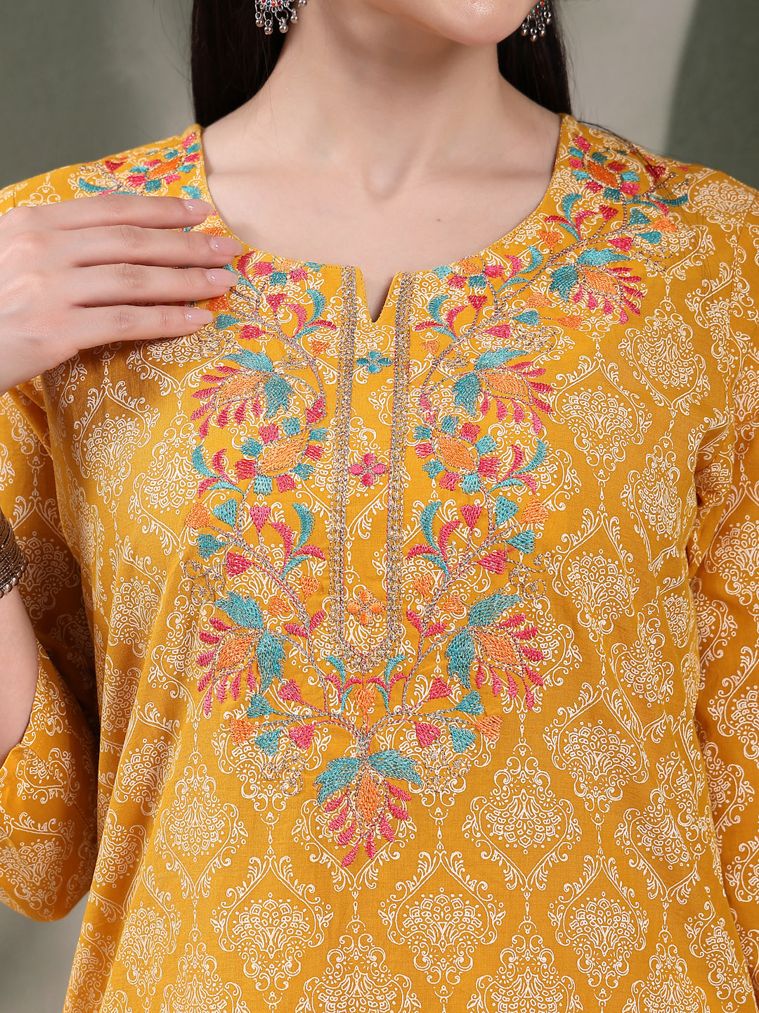 Boho Yellow Kurti
