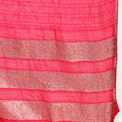 Soft Pink Cotton Straight Kurta Palazzo Set with Embroidery & V-Neck