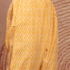 Bright Yellow Cotton Straight Kurta Palazzo Set with Embroidery