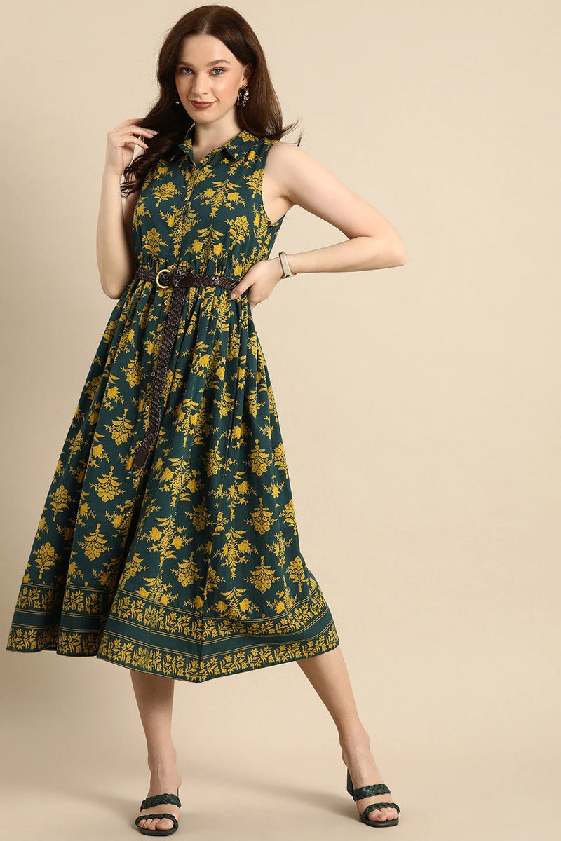 Collar neck summer dress for women

