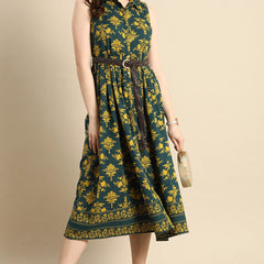 Stylish floral printed women dress
